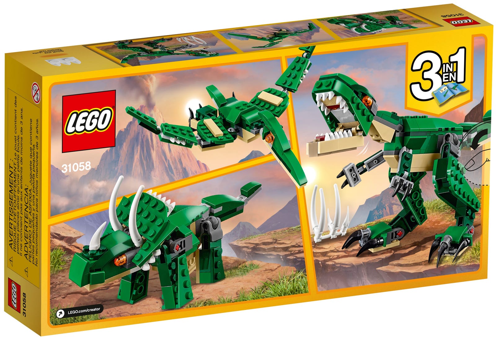 LEGO® Creator 3in1 31058 Dinosaurier / Mighty Dinosaurs, TRex ++ NEU
