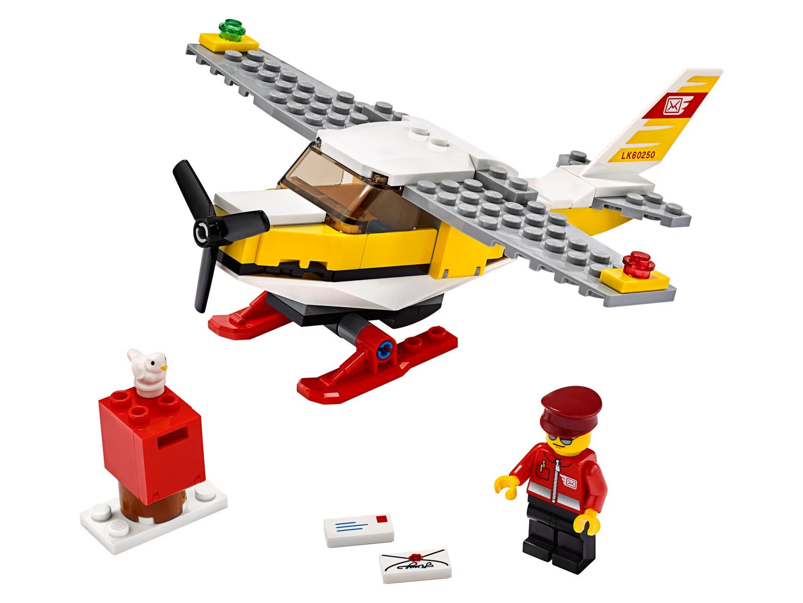 LEGO® City 60250 - Post-Flugzeug / Mail Plane, exklusives Set +++ NEU ...